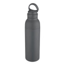 Twilight Grey - Back - Floso Recycled Stainless Steel Double Wall 650ml Water Bottle