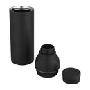 Black - Side - Floso Recycled Stainless Steel Double Wall 650ml Water Bottle