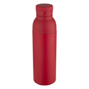 Red - Front - Floso Recycled Stainless Steel Double Wall 650ml Water Bottle
