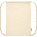 Natural - Back - Floso Organic 5L Drawstring Bag