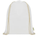 White - Front - Floso Organic 5L Drawstring Bag
