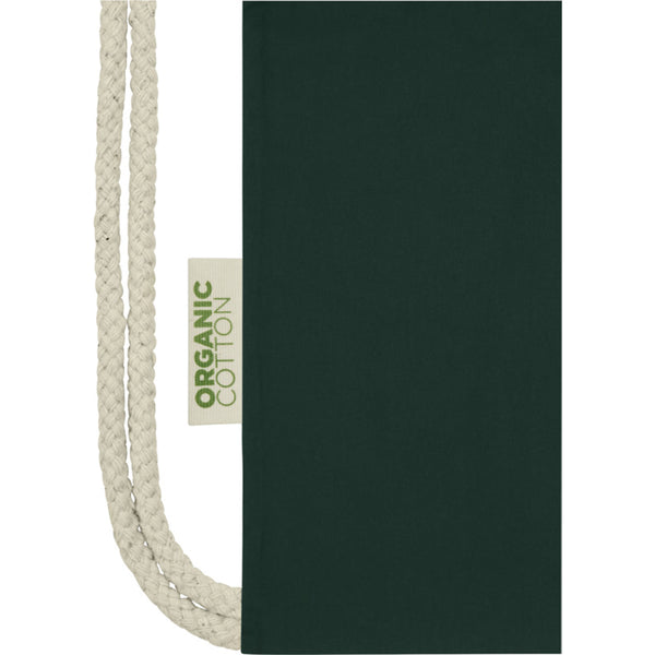 Dark Green - Pack Shot - Floso Organic 5L Drawstring Bag