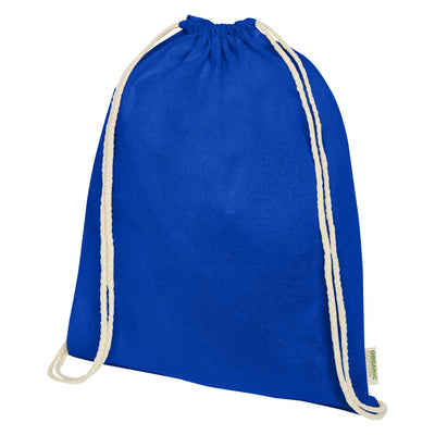 Royal Blue - Front - Floso Organic 5L Drawstring Bag
