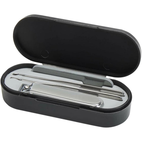 Solid Black - Side - Floso Beautix Manicure Set