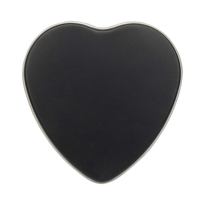 Solid Black - Back - Floso Blissful Vanilla Heart Scented Candle