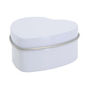 White - Side - Floso Blissful Vanilla Heart Scented Candle