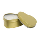 Rose Gold - Front - Floso Blissful Vanilla Heart Scented Candle