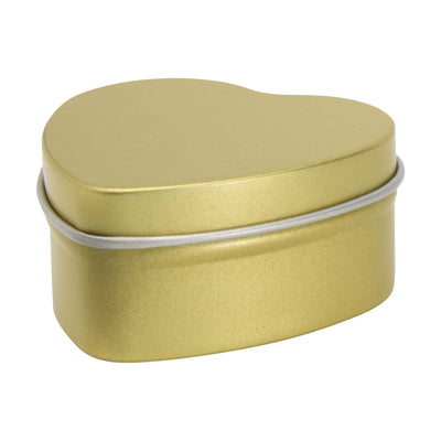 Rose Gold - Side - Floso Blissful Vanilla Heart Scented Candle