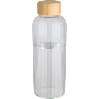 Transparent - Side - Floso Bamboo Lid 650ml Water Bottle