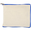 Natural-Royal Blue - Side - Floso Sierra Recycled Cotton Foldable 7L Tote Bag