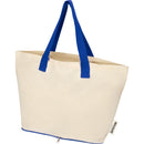 Natural-Royal Blue - Lifestyle - Floso Sierra Recycled Cotton Foldable 7L Tote Bag