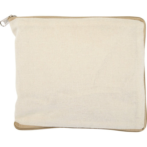 Natural - Side - Floso Sierra Recycled Cotton Foldable 7L Tote Bag