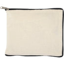 Natural-Black - Side - Floso Sierra Recycled Cotton Foldable 7L Tote Bag