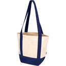 Navy-Natural - Back - Floso Sam Recycled Cotton Mini Tote Bag