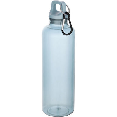 Turquoise - Back - Floso Oregon Recycled Plastic Carabiner Clip 750ml Water Bottle