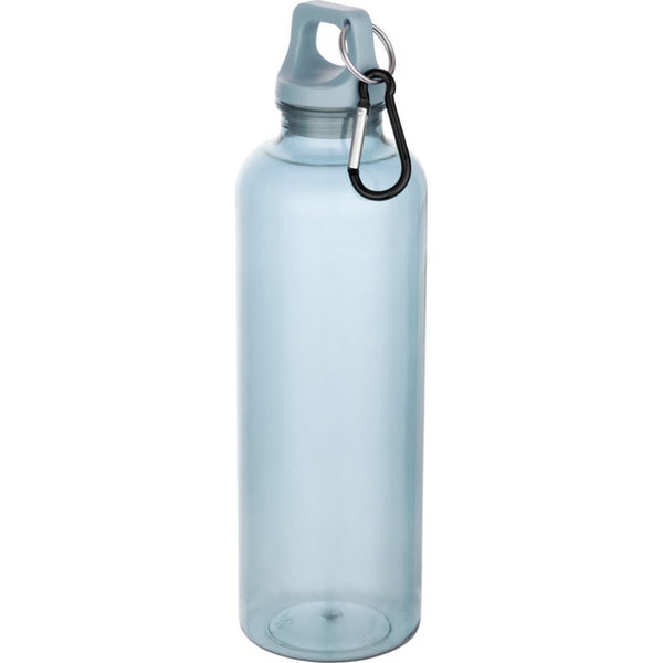 Turquoise - Back - Floso Oregon Recycled Plastic Carabiner Clip 750ml Water Bottle