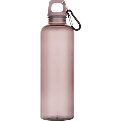 Dusty Pink - Front - Floso Oregon Recycled Plastic Carabiner Clip 750ml Water Bottle