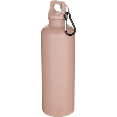 Dusty Pink - Back - Floso Oregon Recycled Plastic Carabiner Clip 750ml Water Bottle