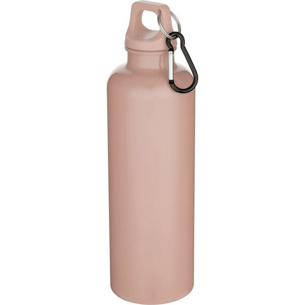 Dusty Pink - Back - Floso Oregon Recycled Plastic Carabiner Clip 750ml Water Bottle