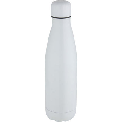 White - Front - Floso Cove Stainless Steel Sublimation 500ml Water Bottle