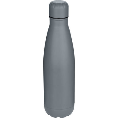 Matted Grey - Front - Floso Cove Recycled Stainless Steel Single Wall 750ml Water Bottle