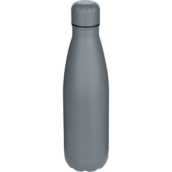 Matted Grey - Front - Floso Cove Recycled Stainless Steel Single Wall 750ml Water Bottle
