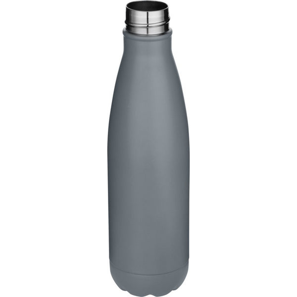 Matted Grey - Back - Floso Cove Recycled Stainless Steel Single Wall 750ml Water Bottle