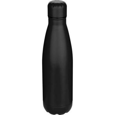 Black - Front - Floso Cove Recycled Stainless Steel Single Wall 750ml Water Bottle