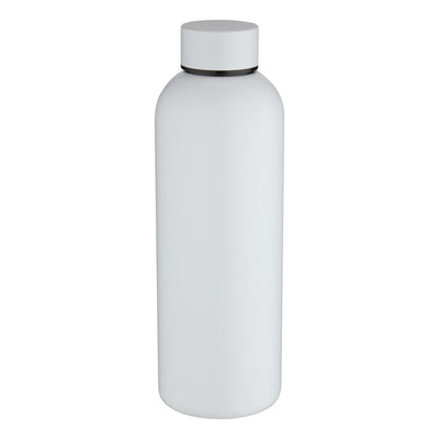 White - Front - Floso Spring Recycled Stainless Steel Single Wall 750ml Water Bottle