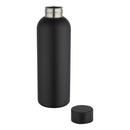 Black - Back - Floso Spring Recycled Stainless Steel Single Wall 750ml Water Bottle