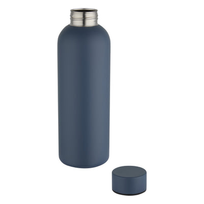 Hale Blue - Back - Floso Spring Recycled Stainless Steel Single Wall 750ml Water Bottle