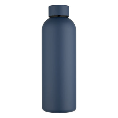 Hale Blue - Side - Floso Spring Recycled Stainless Steel Single Wall 750ml Water Bottle