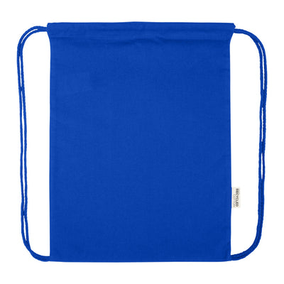 Royal Blue - Side - Floso Peru Blended Recycled 5L Drawstring Bag