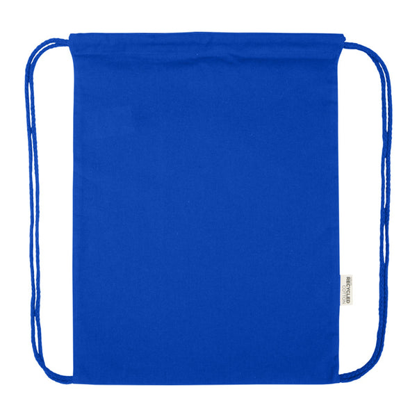 Royal Blue - Side - Floso Peru Blended Recycled 5L Drawstring Bag