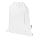 White - Front - Floso Peru Blended Recycled 5L Drawstring Bag