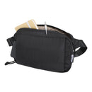 Black - Side - Floso Recycled Puffer 1.5L Waist Bag