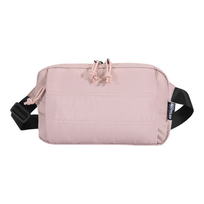 Dusty Pink - Lifestyle - Floso Recycled Puffer 1.5L Waist Bag