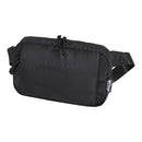 Black - Front - Floso Recycled Puffer 1.5L Waist Bag