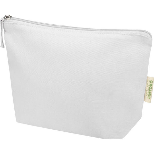 White - Back - Floso Odisha Organic 1L Toiletry Bag