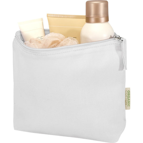 White - Side - Floso Odisha Organic 1L Toiletry Bag