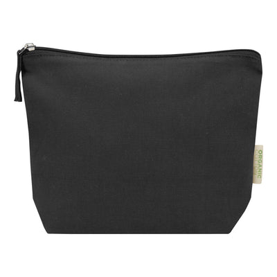 Black - Back - Floso Odisha Organic 1L Toiletry Bag