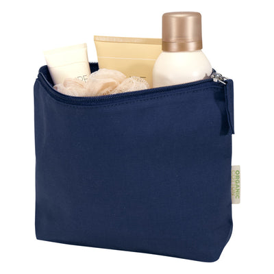 Navy - Side - Floso Odisha Organic 1L Toiletry Bag