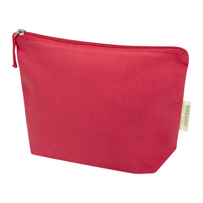 Red - Front - Floso Odisha Organic 1L Toiletry Bag
