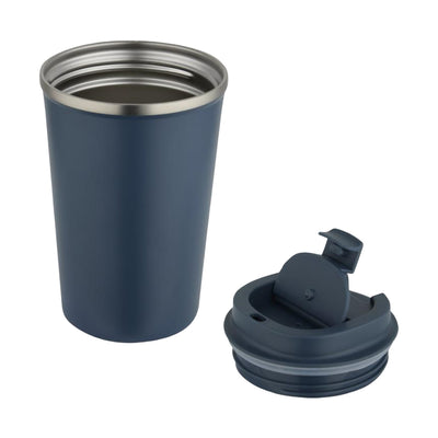 Hale Blue - Back - Floso Newport Stainless Steel Double Wall 350ml Tumbler