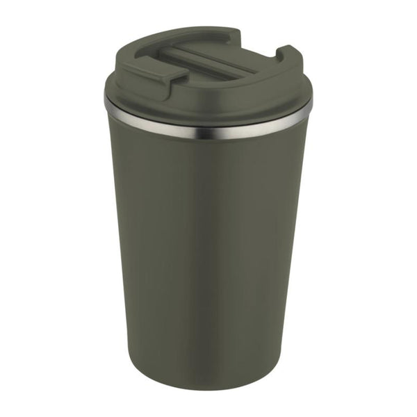 Forest Green - Front - Floso Newport Stainless Steel Double Wall 350ml Tumbler