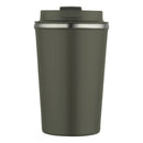 Forest Green - Back - Floso Newport Stainless Steel Double Wall 350ml Tumbler