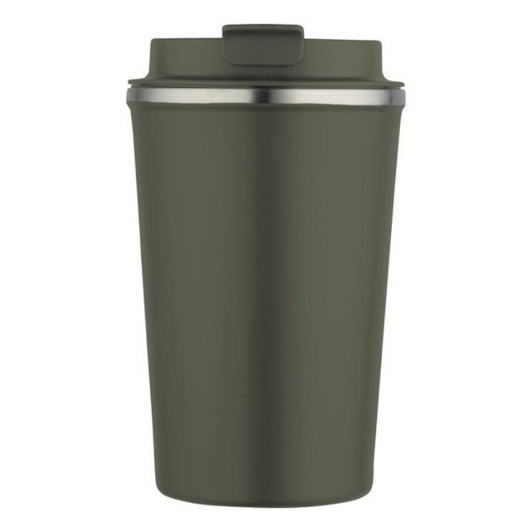 Forest Green - Back - Floso Newport Stainless Steel Double Wall 350ml Tumbler