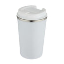 White - Front - Floso Newport Stainless Steel Double Wall 350ml Tumbler