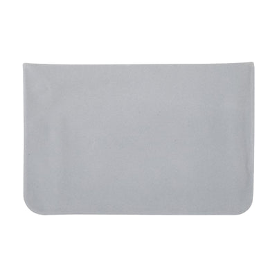 Grey - Back - Floso Inflatable Plain Travel Pillow