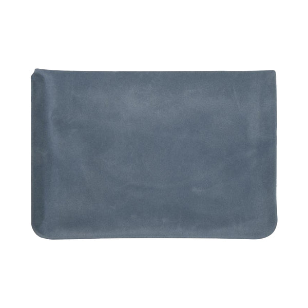 Hale Blue - Back - Floso Inflatable Plain Travel Pillow